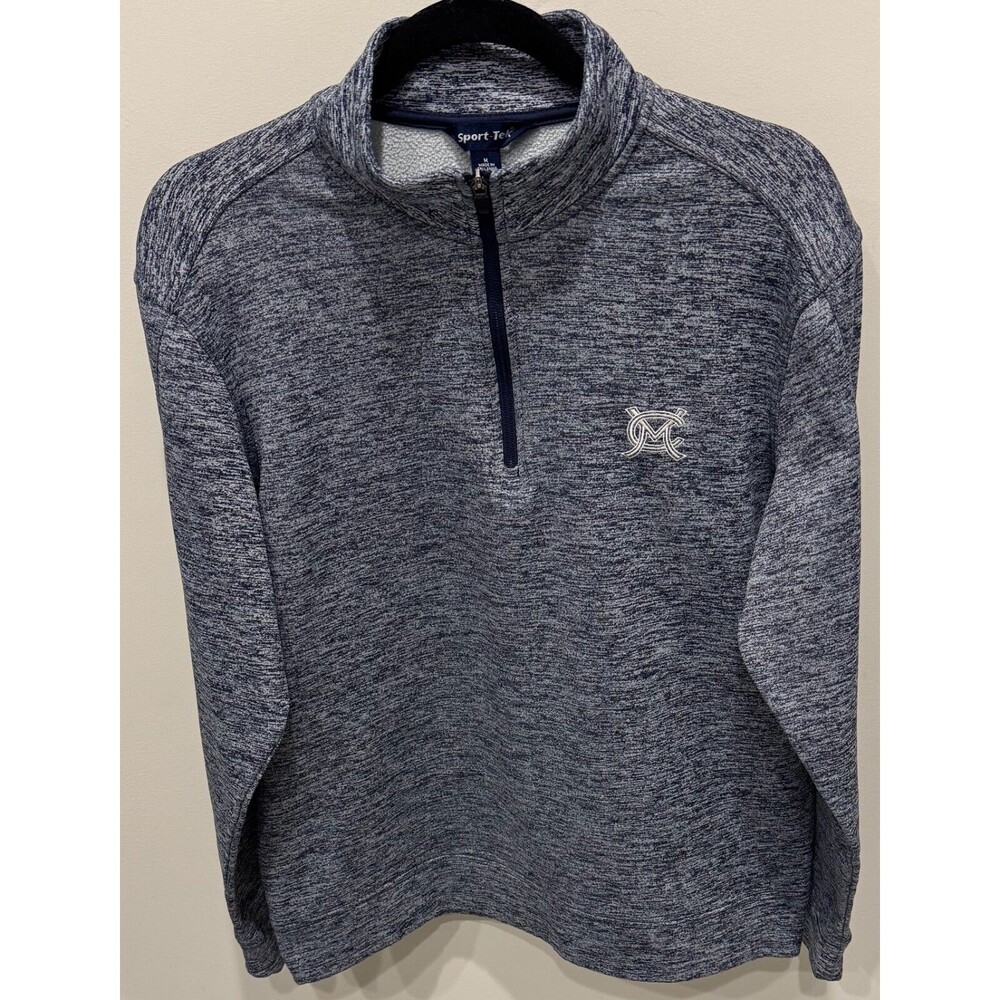 The Merit Club Golf 1/4 Zip Pullover - Men's Size Medium - Blue